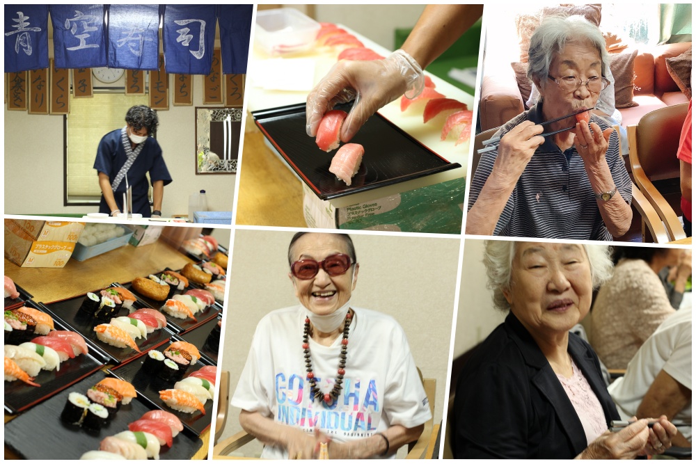 お寿司イベントの様子